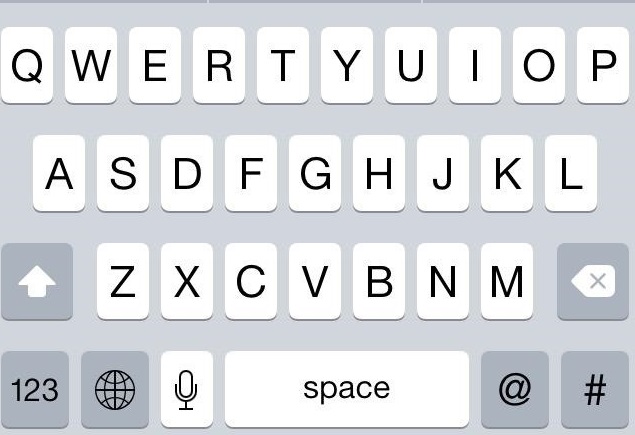 ios8 Keybord